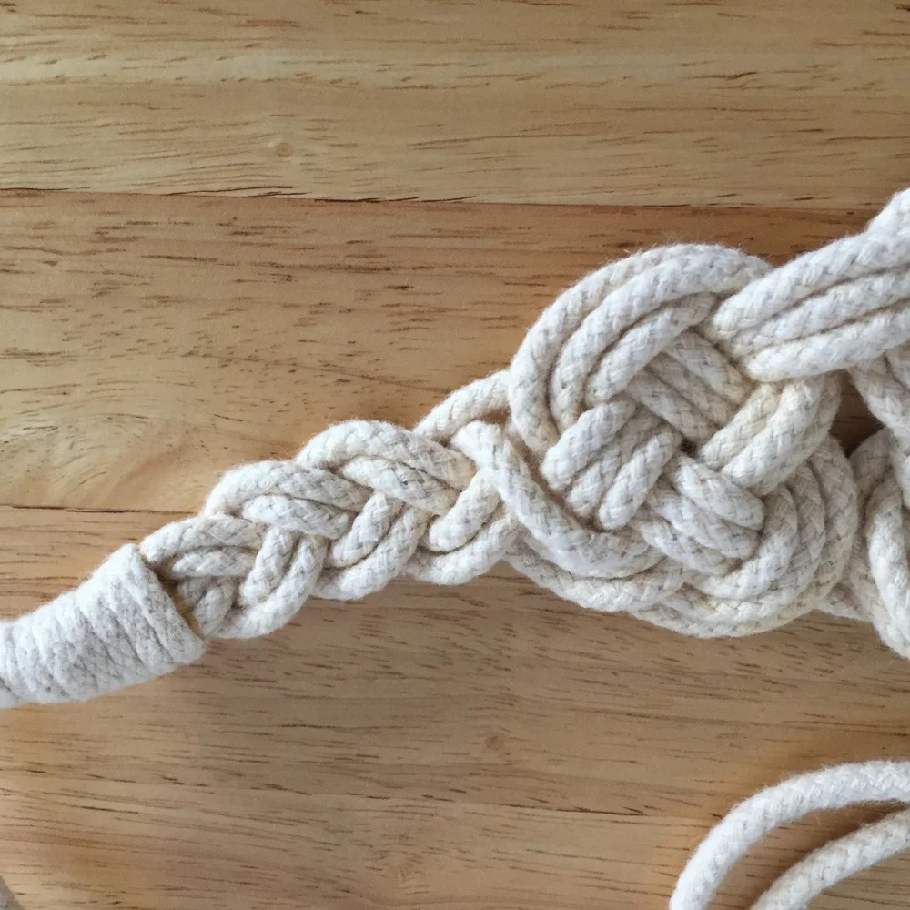 Macrame Sash Belt